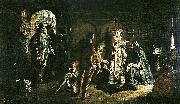 Carl Larsson sten sture d.a befriar danska drottningen kristina ur vadstena kloster France oil painting artist